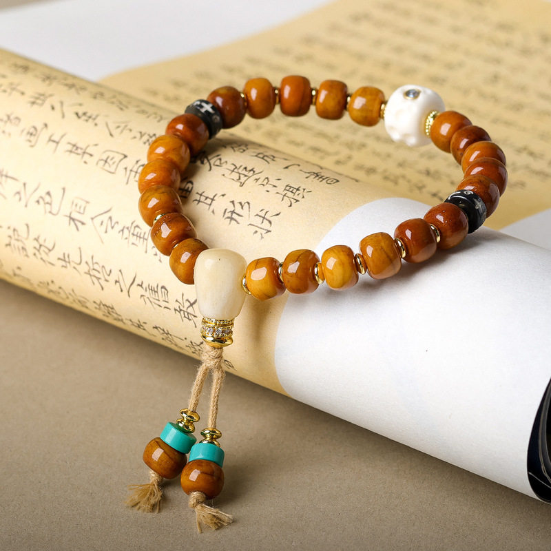 Ethnic Fashion Way - Tibetan- bone three-way , antler meteorite