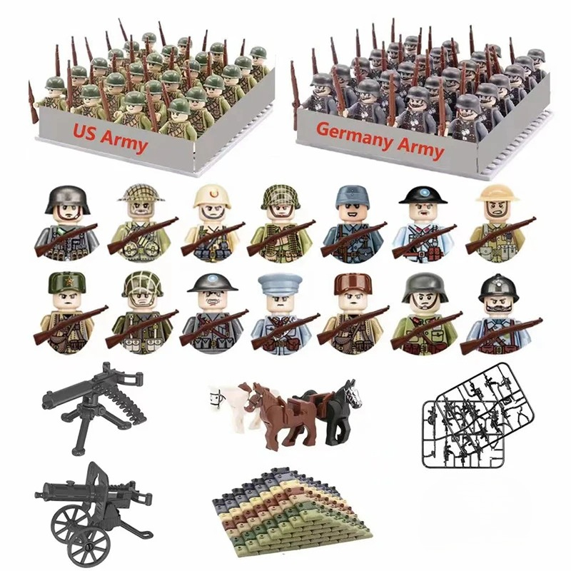 Ethnic Fashion World - 24PCS World War II military figures