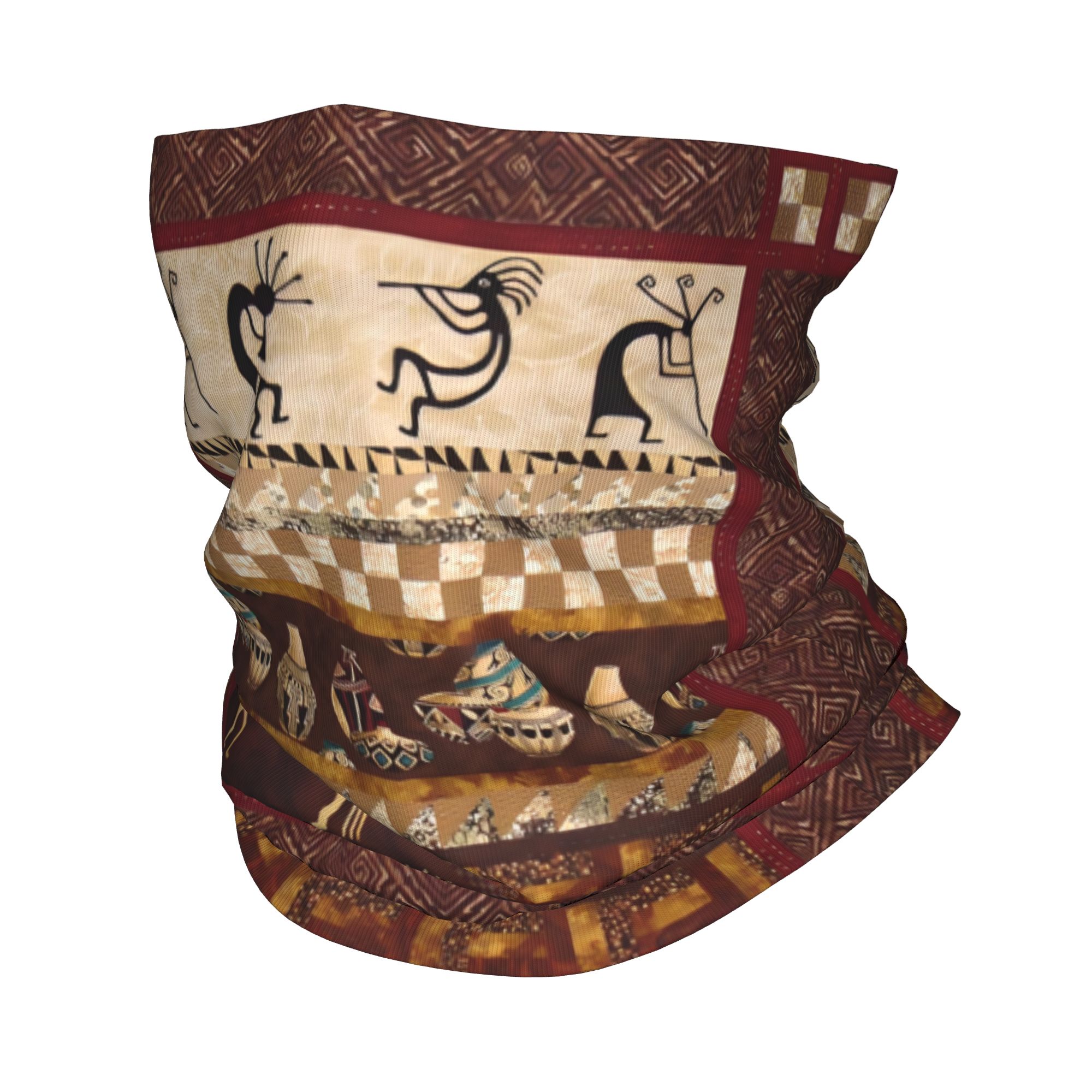 Custom Kokopelli Winter Headba - Ethnic Fashion Design 评论和价格