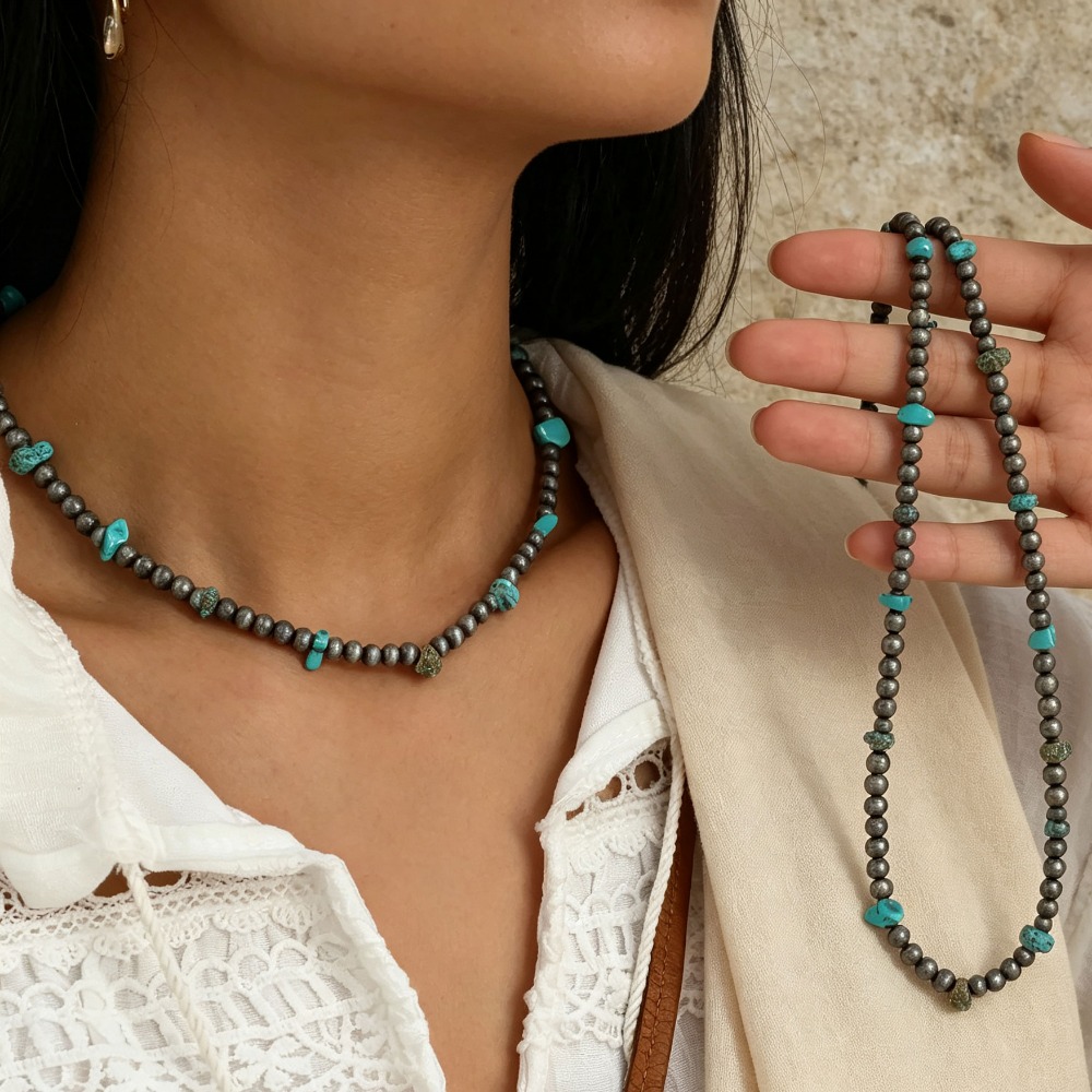 Men Bohemian Ethnic Beaded Nec - Ethnic Wear Men'S Fashion 评论和价格
