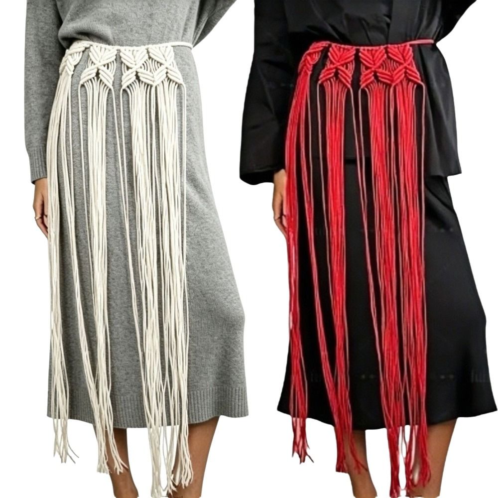 Fashion Bohemian Netted Fringe - Ethnic Fashion Design 评论和价格