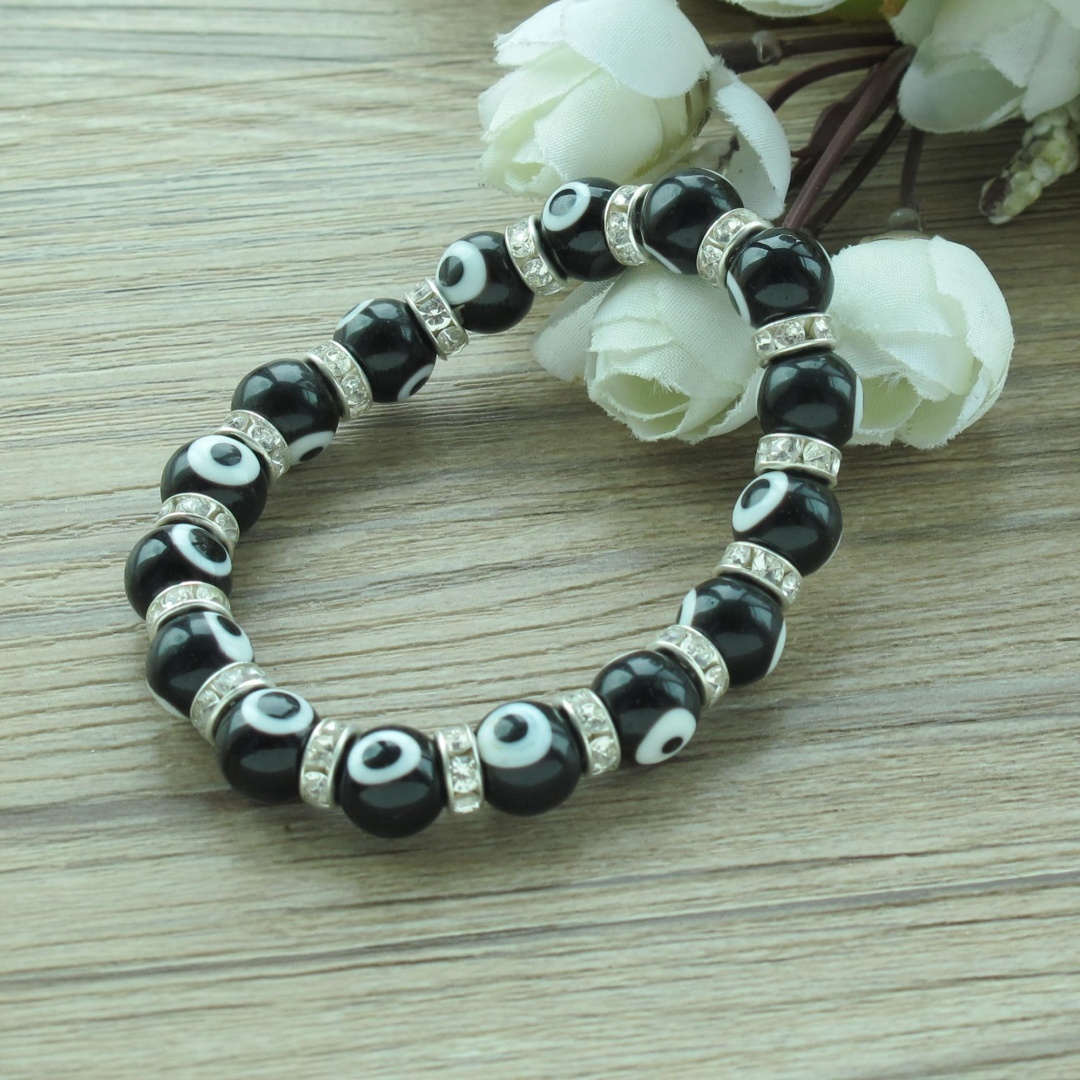 1 Evil Eye Bracelet, Elastic G - Ethnic Wear Men'S Fashion 评论和价格