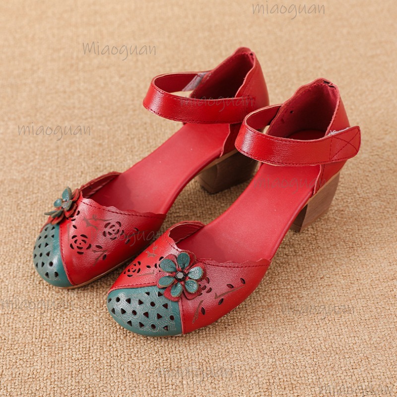 Hollow Out Cover Toe Gladiator - Ethnic And Fashion 评论和价格