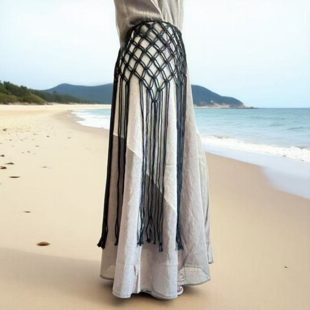 Fashion Bohemian Netted Fringe - Ethnic Fashion Design 评论和价格