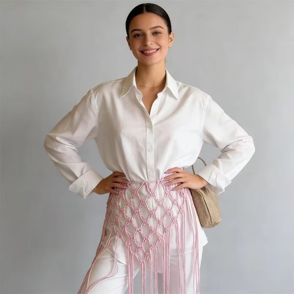 Fashion Bohemian Netted Fringe - Ethnic Fashion Design 评论和价格