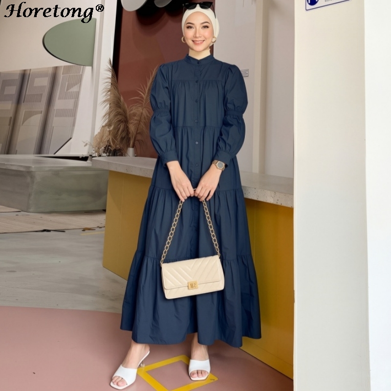 Horetong 2026 Muslim Abaya Sol - Abaya Modest Wear 评论和价格