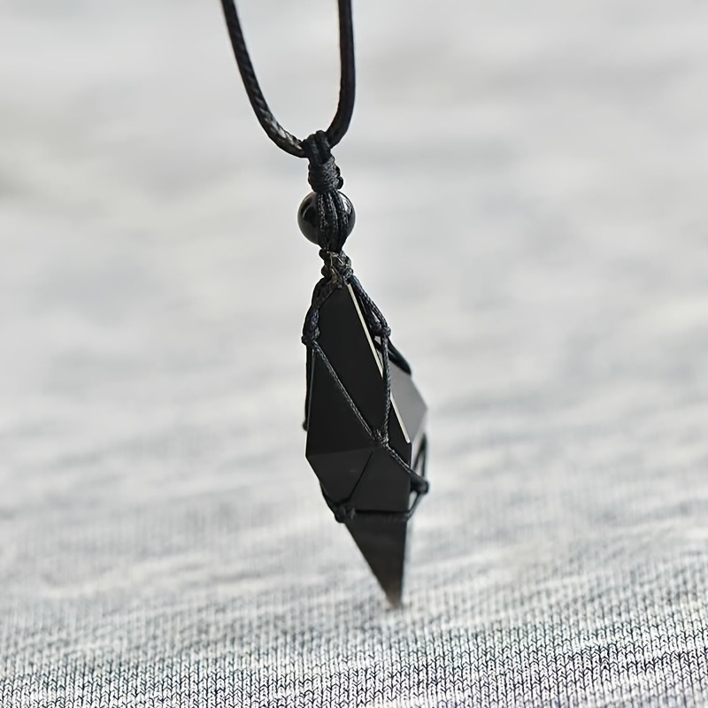 Black Obsidian Arrowhead Cryst - Ethnic Wear Men'S Fashion 评论和价格