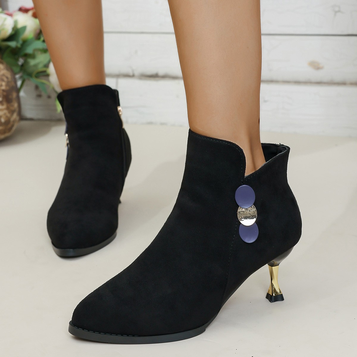 Pointed Toe Ethnic Style Fall/ - New Ethnic Fashion 评论和价格