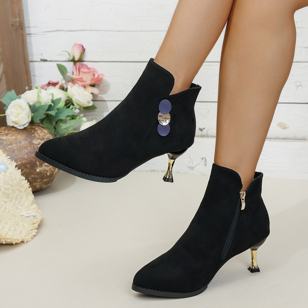 Pointed Toe Ethnic Style Fall/ - New Ethnic Fashion 评论和价格