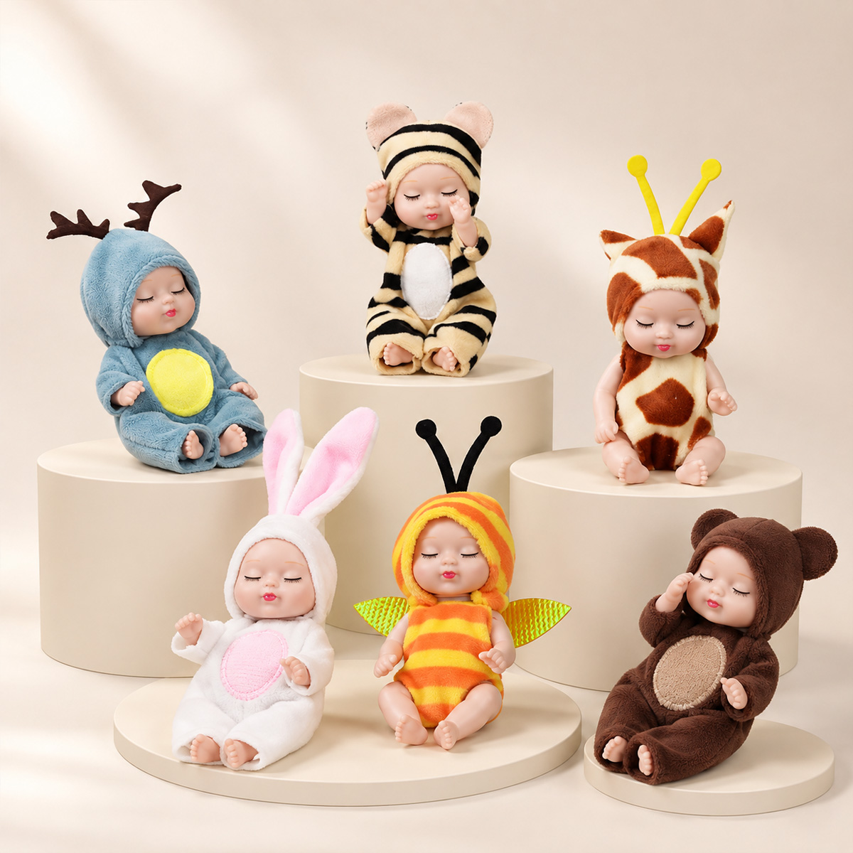 1/6PCS Cute Animal Costume Bab - Ethnic Fashion Design 评论和价格