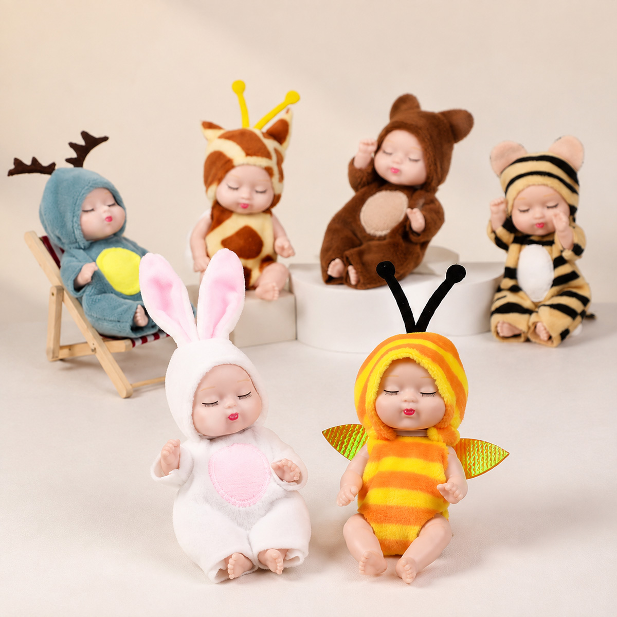 1/6PCS Cute Animal Costume Bab - Ethnic Fashion Design 评论和价格